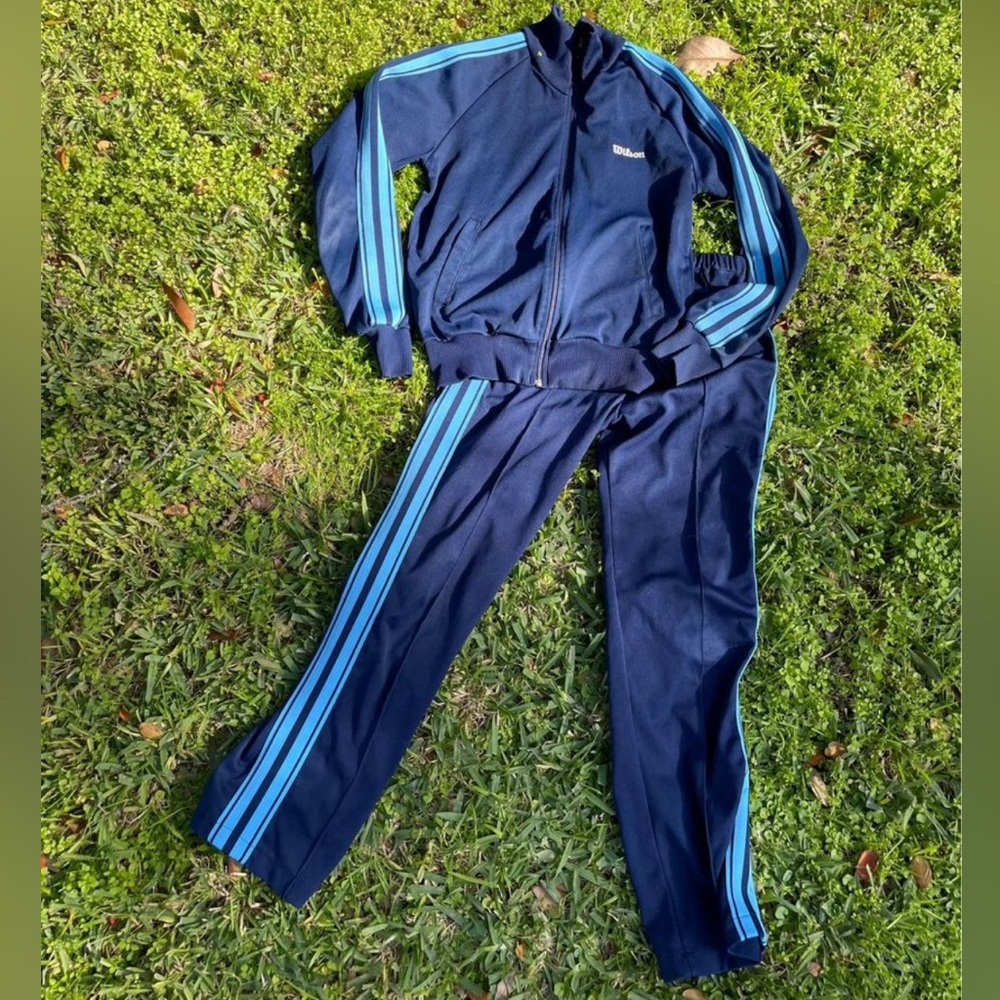 Vintage Wilson tennis warm up suit.